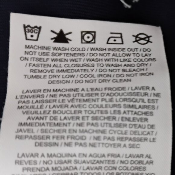 Nike Chicago Bears Women's Jacket Full Zip Fitted Track Navy Orange Like New XL - Picture 8 of 11